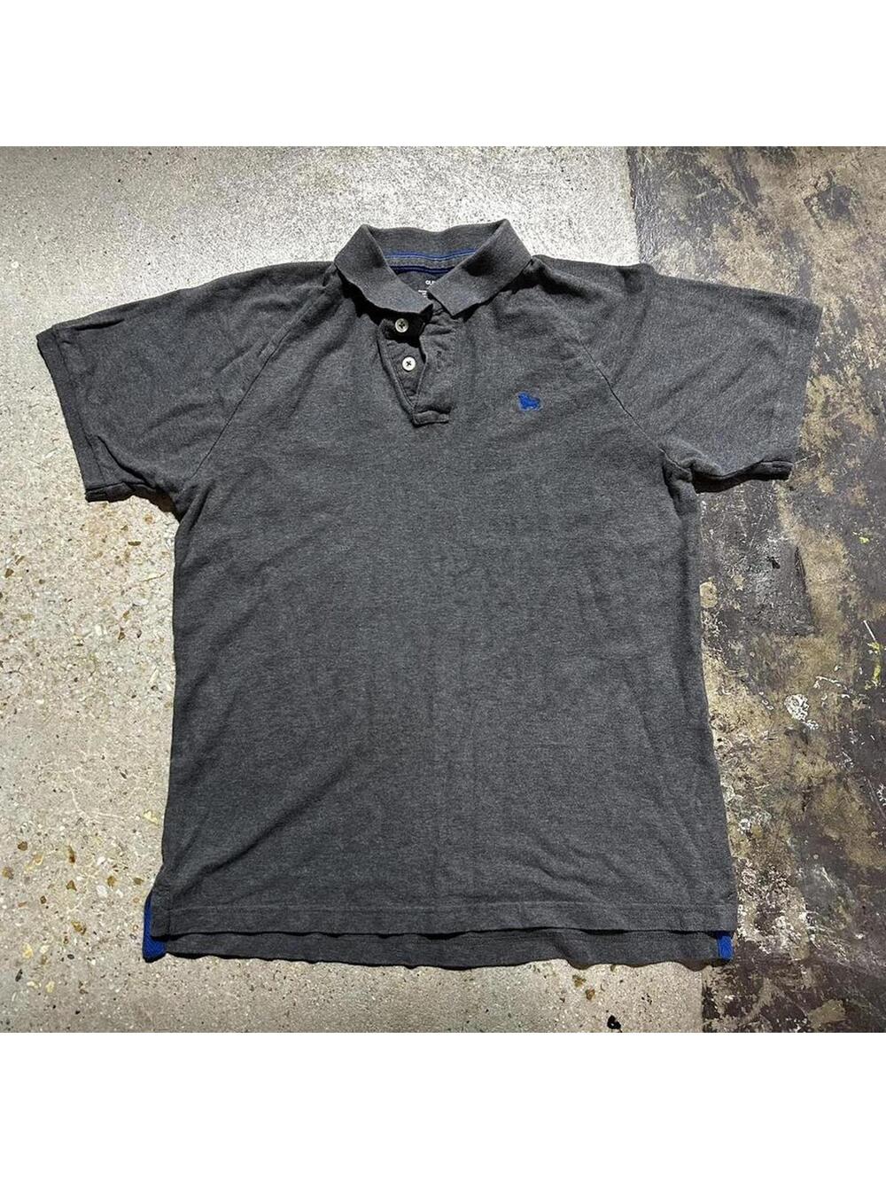 Vintage y2k dark gray old navy shortsleeve polo shirt